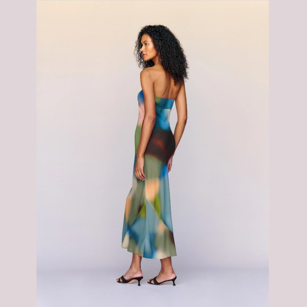 Reformation Joana Dress | Blur 🎉 SALE 🎀 NEW - Picture 9 of 10